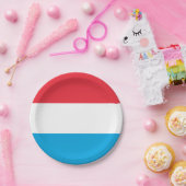 ルクセンブルクの国旗 ペーパープレート (パーティー)