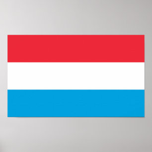 ルクセンブルクの国旗 ポスター