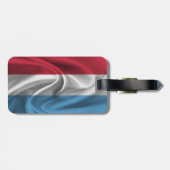 ルクセンブルクの国旗 ラゲッジタグ (裏面横)