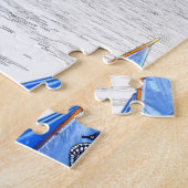 ルクセンブルクの庭のプール-パリ ジグソーパズル (側面)