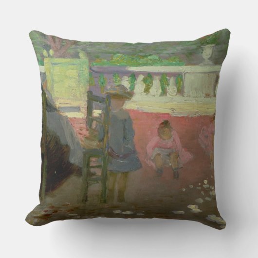 ルクセンブルクの庭 クッション (正面)