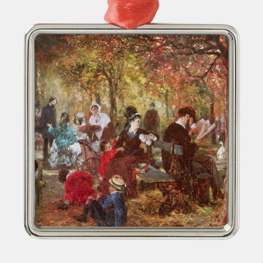 ルクセンブルクの庭 メタルオーナメント (正面)