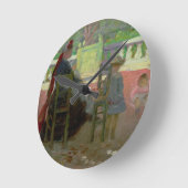 ルクセンブルクの庭 ラウンド壁時計 (傾斜)