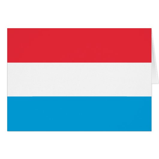 ルクセンブルクの愛国的な国旗 (正面横)