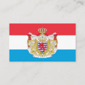 ルクセンブルクの旗と紋章, ルクセンブルク 名刺 (正面)