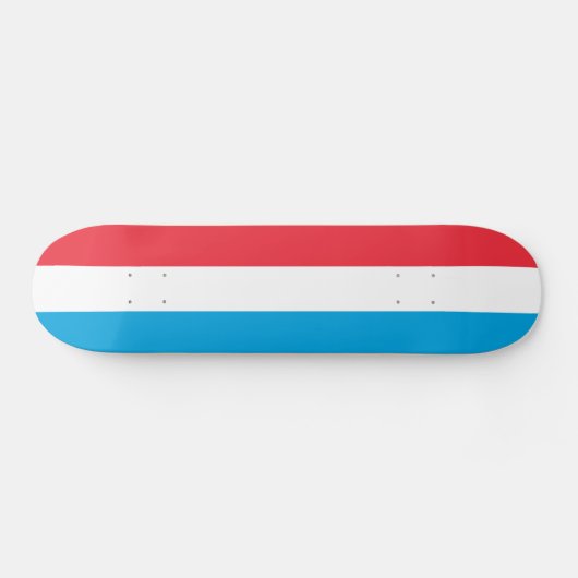 ルクセンブルクの旗 スケートボード (横)