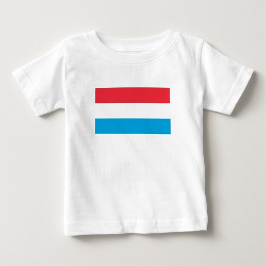 ルクセンブルクの旗 ベビーTシャツ (正面)