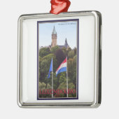 ルクセンブルクの旗 メタルオーナメント (左)