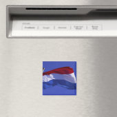 ルクセンブルクの旗 RF) マグネット (インサイチュ (食洗機))