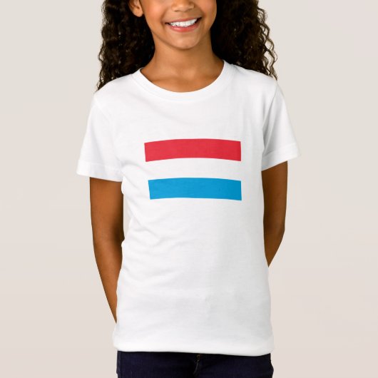 ルクセンブルクの旗 Tシャツ (正面)