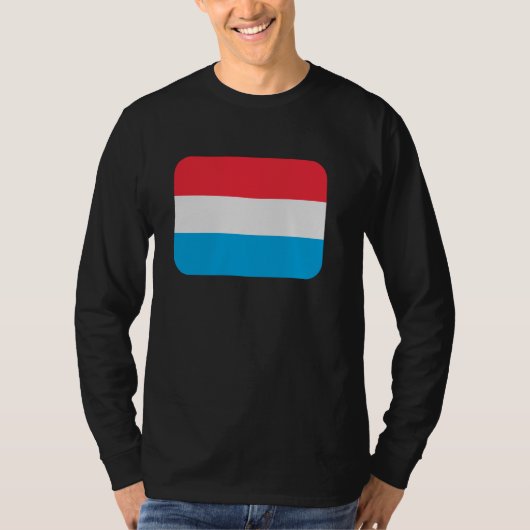 ルクセンブルクの旗 Tシャツ (正面)