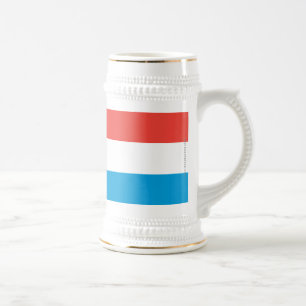 ルクセンブルクの明白な旗 ビールジョッキ
