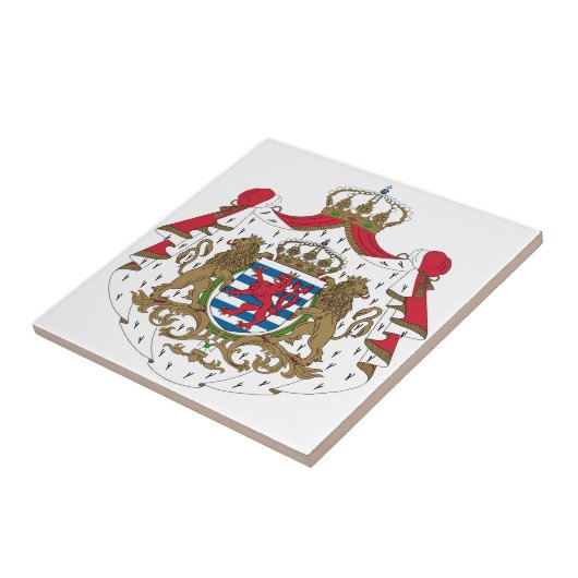 ルクセンブルクの紋章付き外衣 タイル (側面)