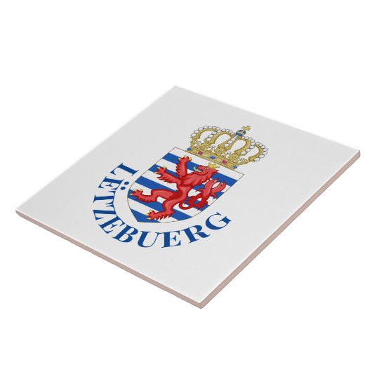 ルクセンブルクの紋章(下に名前を付けて) タイル (側面)