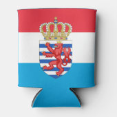 ルクセンブルクの紋章（下に名前を付けて） 缶クーラー (正面)