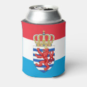 ルクセンブルクの紋章（下に名前を付けて） 缶クーラー (缶裏面)