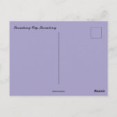 ルクセンブルクはがき内のルクセンブルク市の景色 ポストカード (裏面)