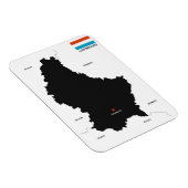 ルクセンブルク国の国旗 マグネット (右側)