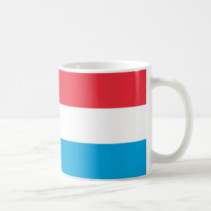 ルクセンブルク国旗のセラミックマグカップ コーヒーマグカップ