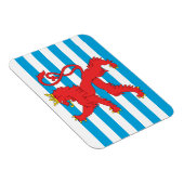 ルクセンブルク国旗の磁石 – 赤いライオン マグネット (右側)