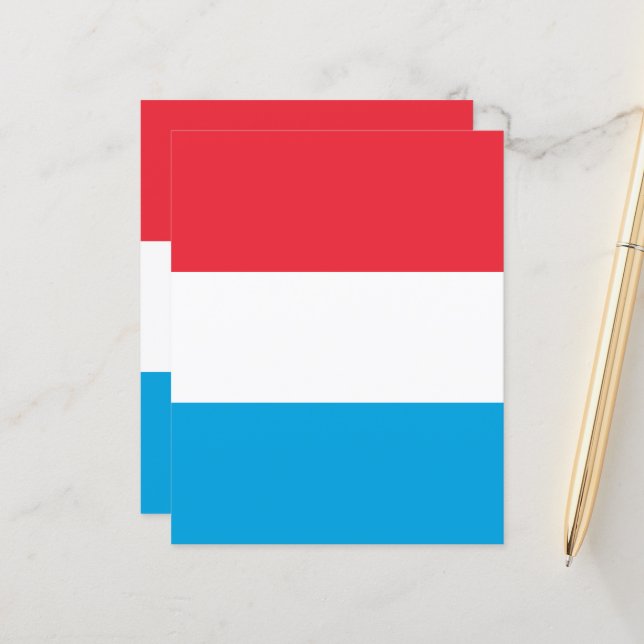 ルクセンブルク国旗 (正面/裏面インサイチュ)