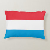 ルクセンブルク国旗 アクセントクッション (裏面)