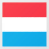 ルクセンブルク国旗 ウィンドウサイン (シート)