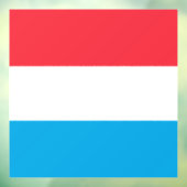 ルクセンブルク国旗 ウィンドウサイン (シート3)