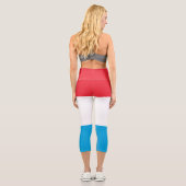 ルクセンブルク国旗 カプリレギンス (裏面)