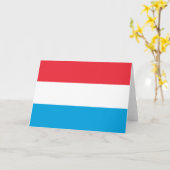 ルクセンブルク国旗 カード (黄色い花)