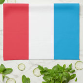 ルクセンブルク国旗 キッチンタオル (折り畳み)