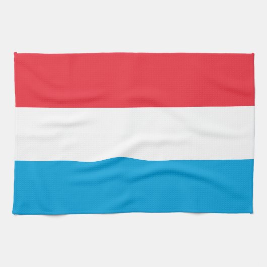 ルクセンブルク国旗 キッチンタオル (横)