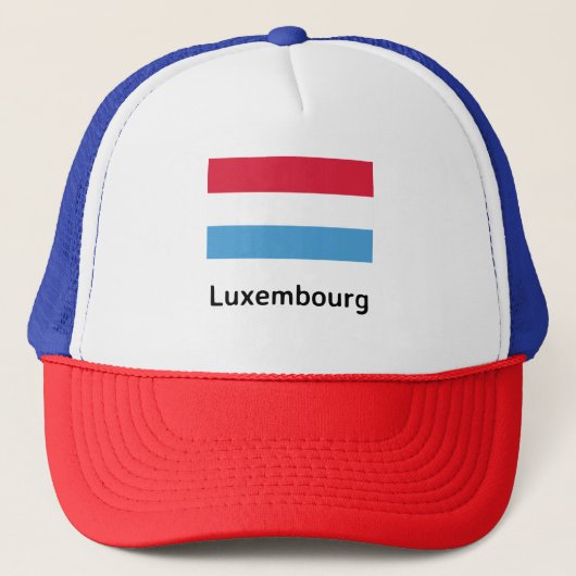 ルクセンブルク国旗 キャップ (正面)
