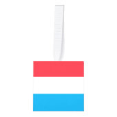 ルクセンブルク国旗 キューブオーナメント (正面)