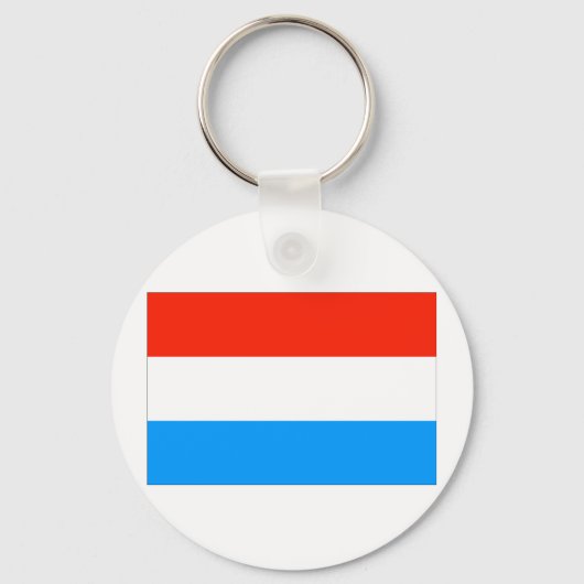 ルクセンブルク国旗 キーホルダー (正面)
