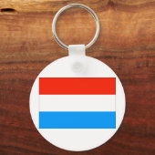 ルクセンブルク国旗 キーホルダー (正面)