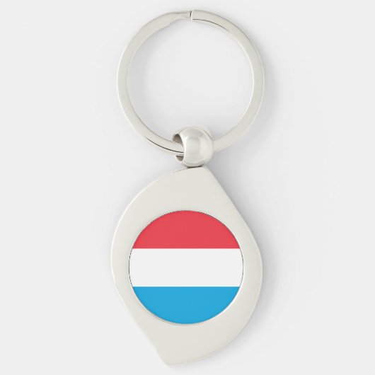 ルクセンブルク国旗 キーホルダー (正面)