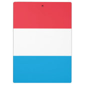 ルクセンブルク国旗 クリップボード (裏面)