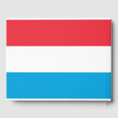 ルクセンブルク国旗 ゲストブック (裏面)