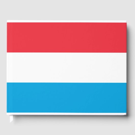 ルクセンブルク国旗 ゲストブック (正面)