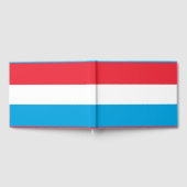 ルクセンブルク国旗 ゲストブック (全面)