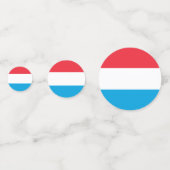 ルクセンブルク国旗 コンフェッティ (裏面)