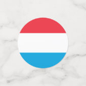 ルクセンブルク国旗 コンフェッティ (スモール正面)