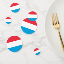 ルクセンブルク国旗 コンフェッティ