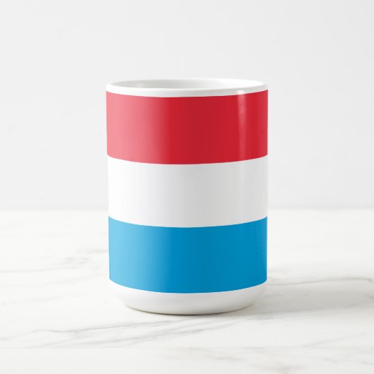 ルクセンブルク国旗 コーヒーマグカップ (中央)