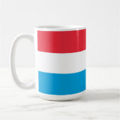 ルクセンブルク国旗 コーヒーマグカップ (左)