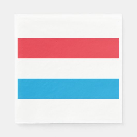 ルクセンブルク国旗 スタンダードランチョンナプキン (正面)