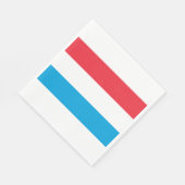 ルクセンブルク国旗 スタンダードランチョンナプキン (角)