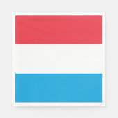 ルクセンブルク国旗 スタンダードランチョンナプキン (正面)