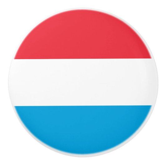 ルクセンブルク国旗 セラミックノブ (正面)